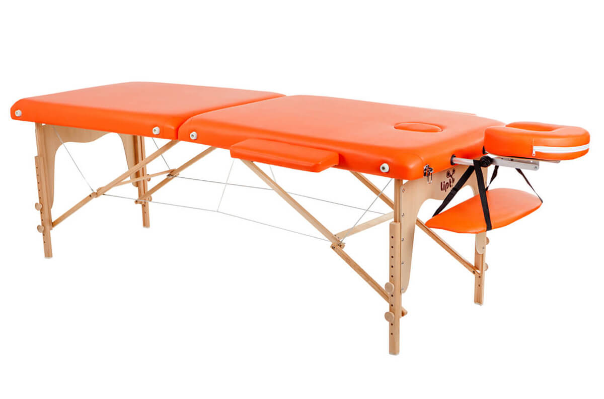 Masážny stôl skladací drevený Lipt®D-05 