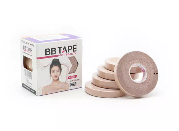 BB tape na tvár 1cm x 5m - 5 roliek