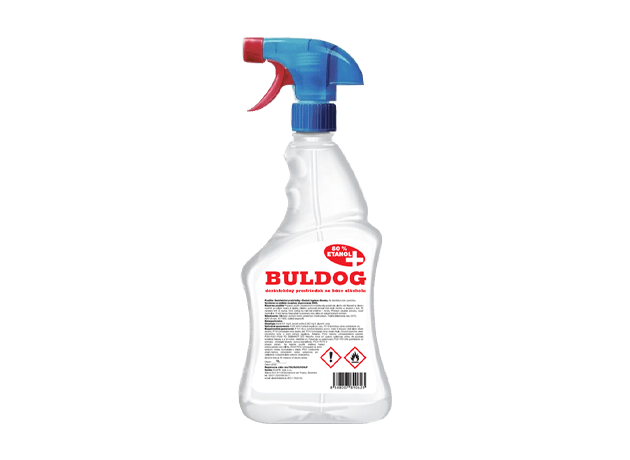 Buldog - dezinfekcia na ruky a povrchy 500ml