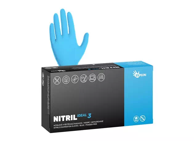 Nitrilové rukavice NITRIL IDEAL3 100ks