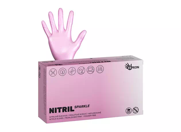 Nitrilové rukavice NITRIL SPARKLE 100ks